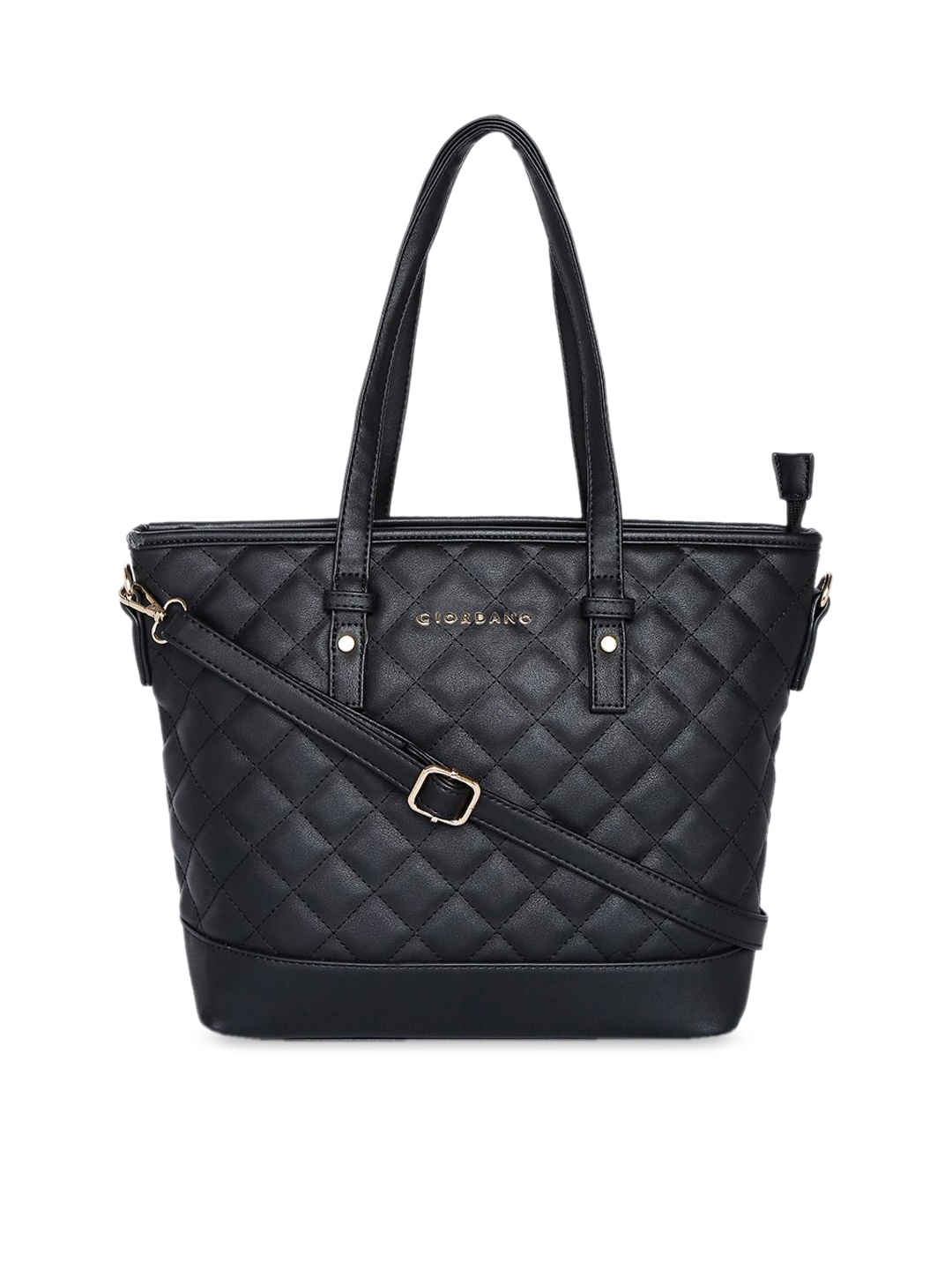 

GIORDANO Black Textured Shoulder Bag