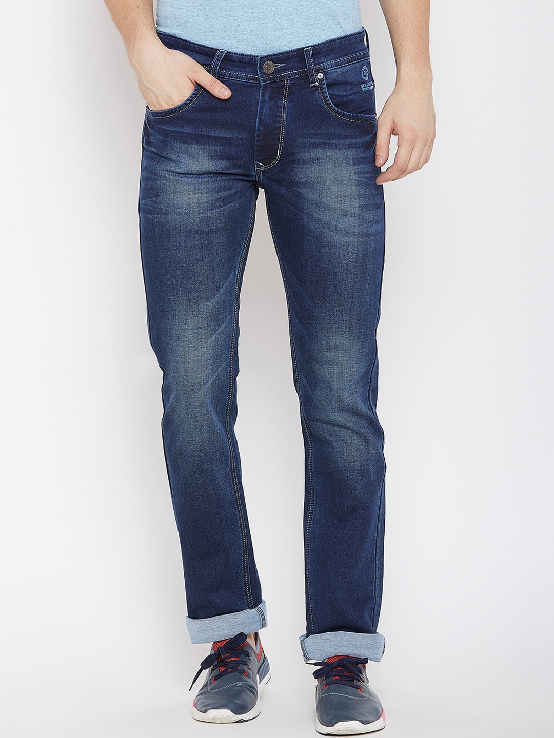 

Duke Men Blue Slim Fit Mid-Rise Clean Look Stretchable Jeans