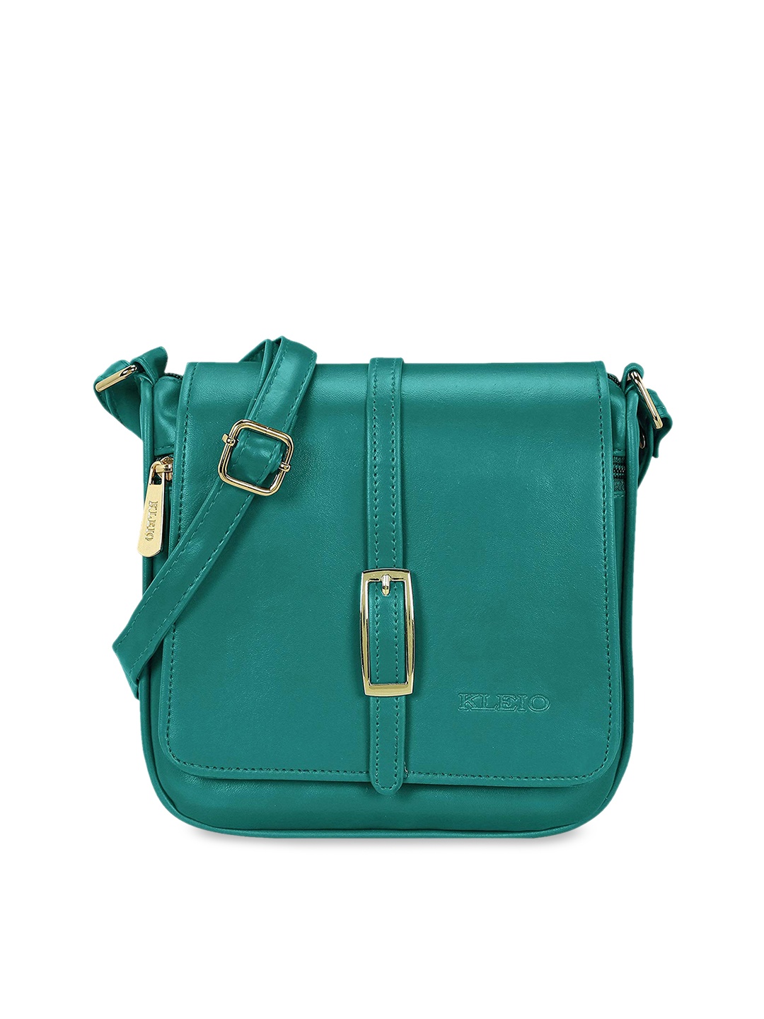 

KLEIO Green Solid Sling Bag
