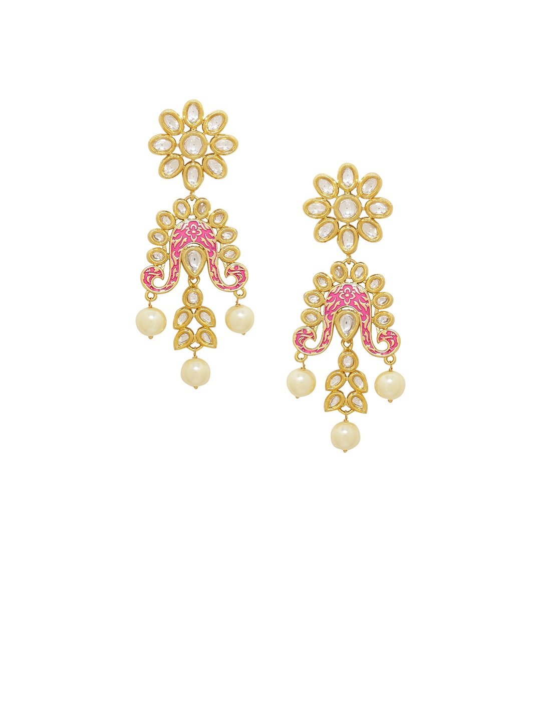 

Tistabene Gold-Plated Floral Drop Earrings