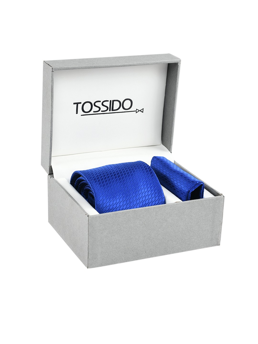 

Tossido Men Blue Patterned Accessory Gift Set