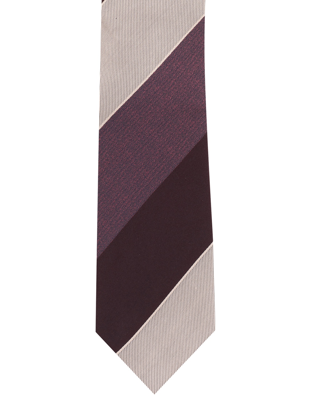 

The Tie Hub Purple & Pink Striped Broad Tie