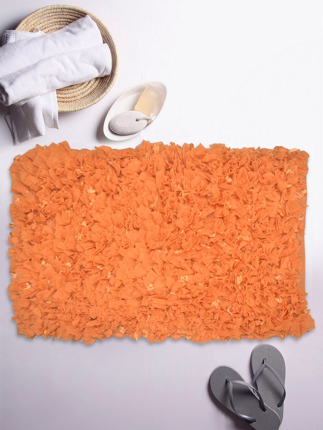 

BIANCA Orange Solid 1700 GSM Bath Rug