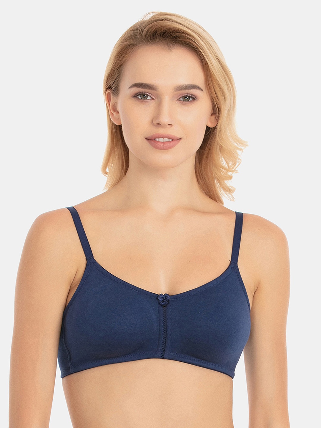 

Rosaline by Zivame Navy Blue Everyday Bra - Full Coverage