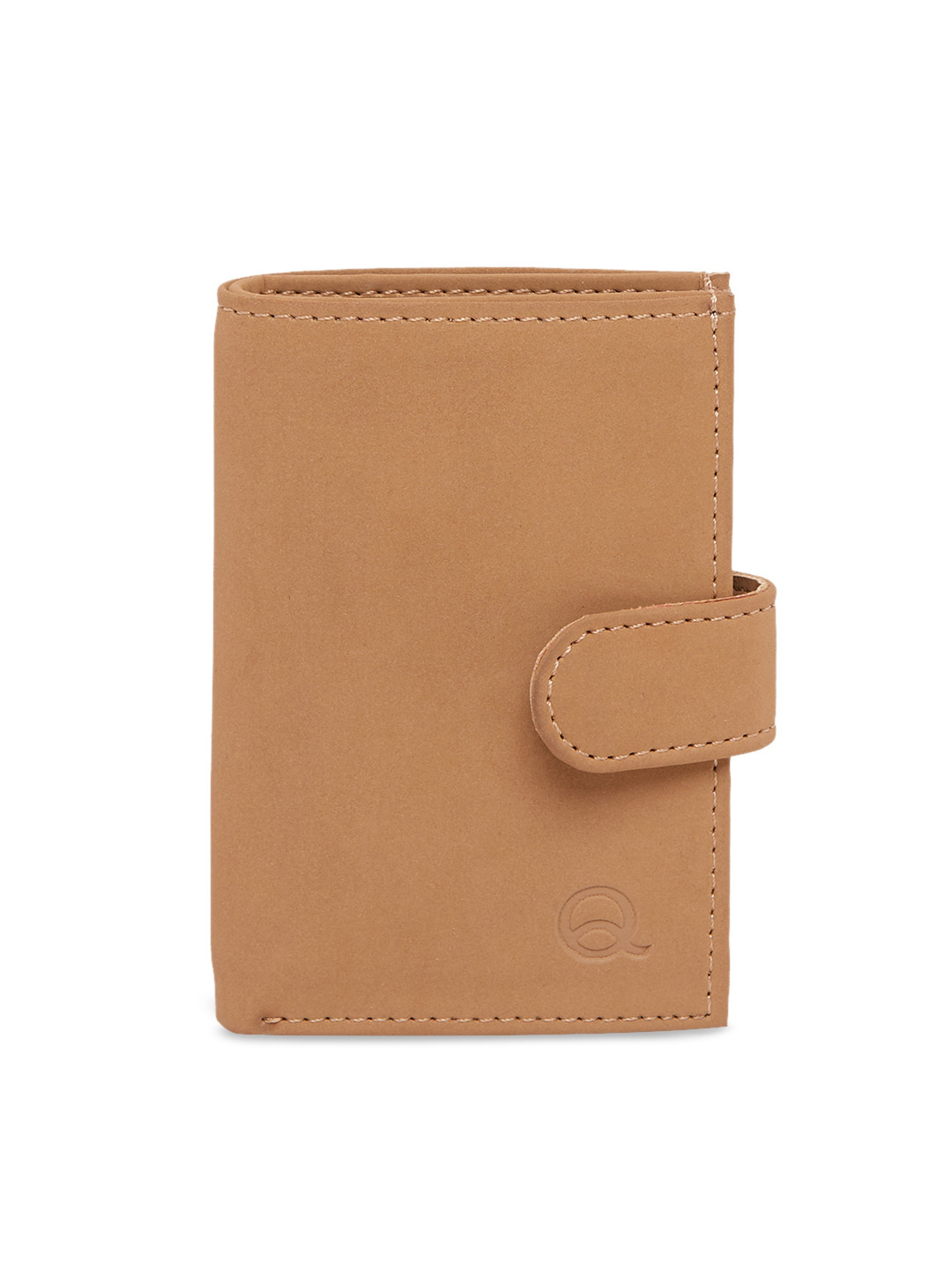 

EVOQ Men Beige Solid Leatherette Card Holder