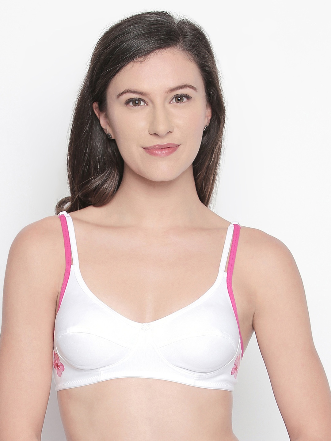 

Bodycare Pack Of 3 Solid Non-Wired Non Padded Everyday Bra E1551, White