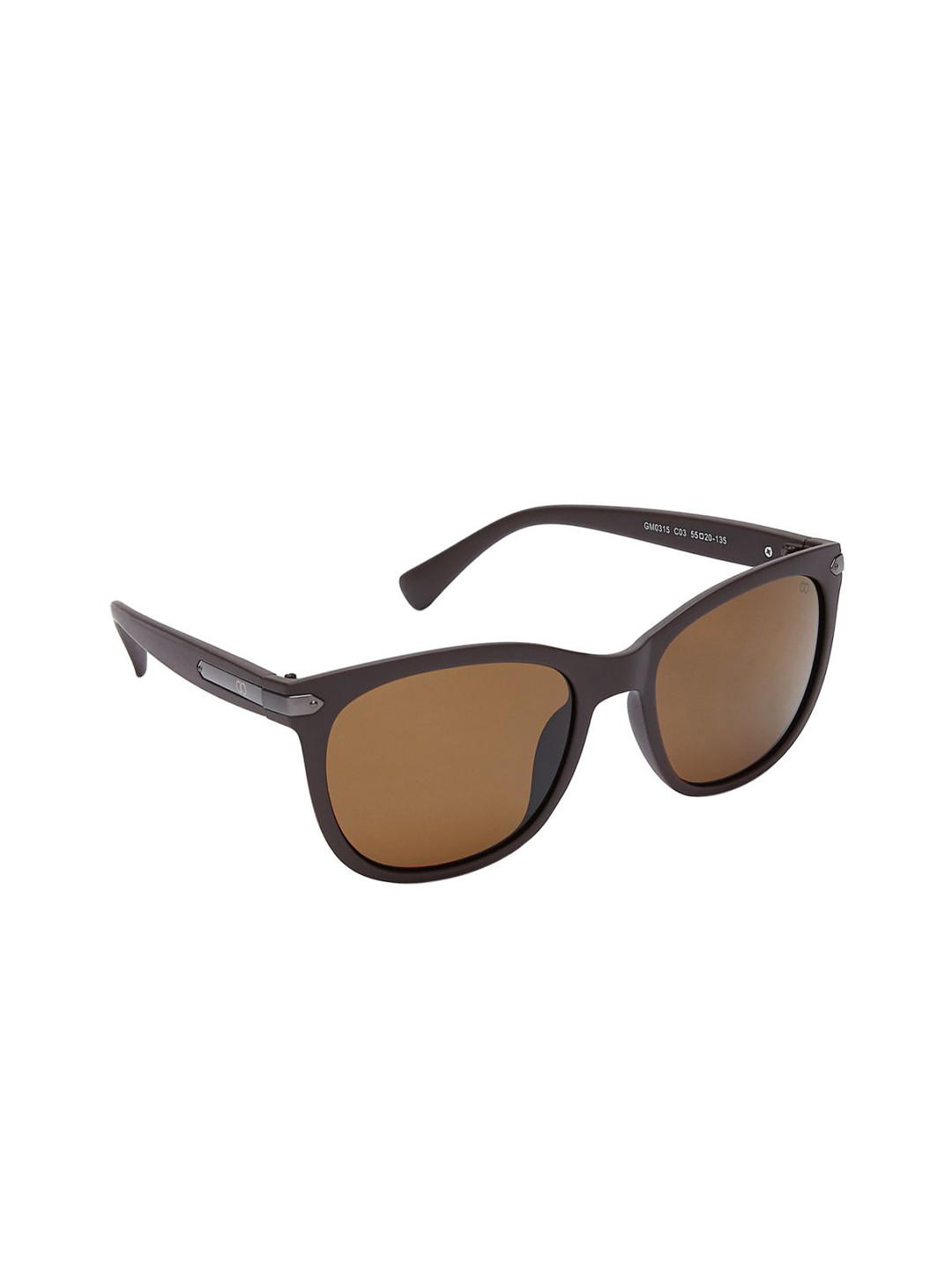

GIO COLLECTION Men Brown Wayfarer Sunglasses GM0315C03