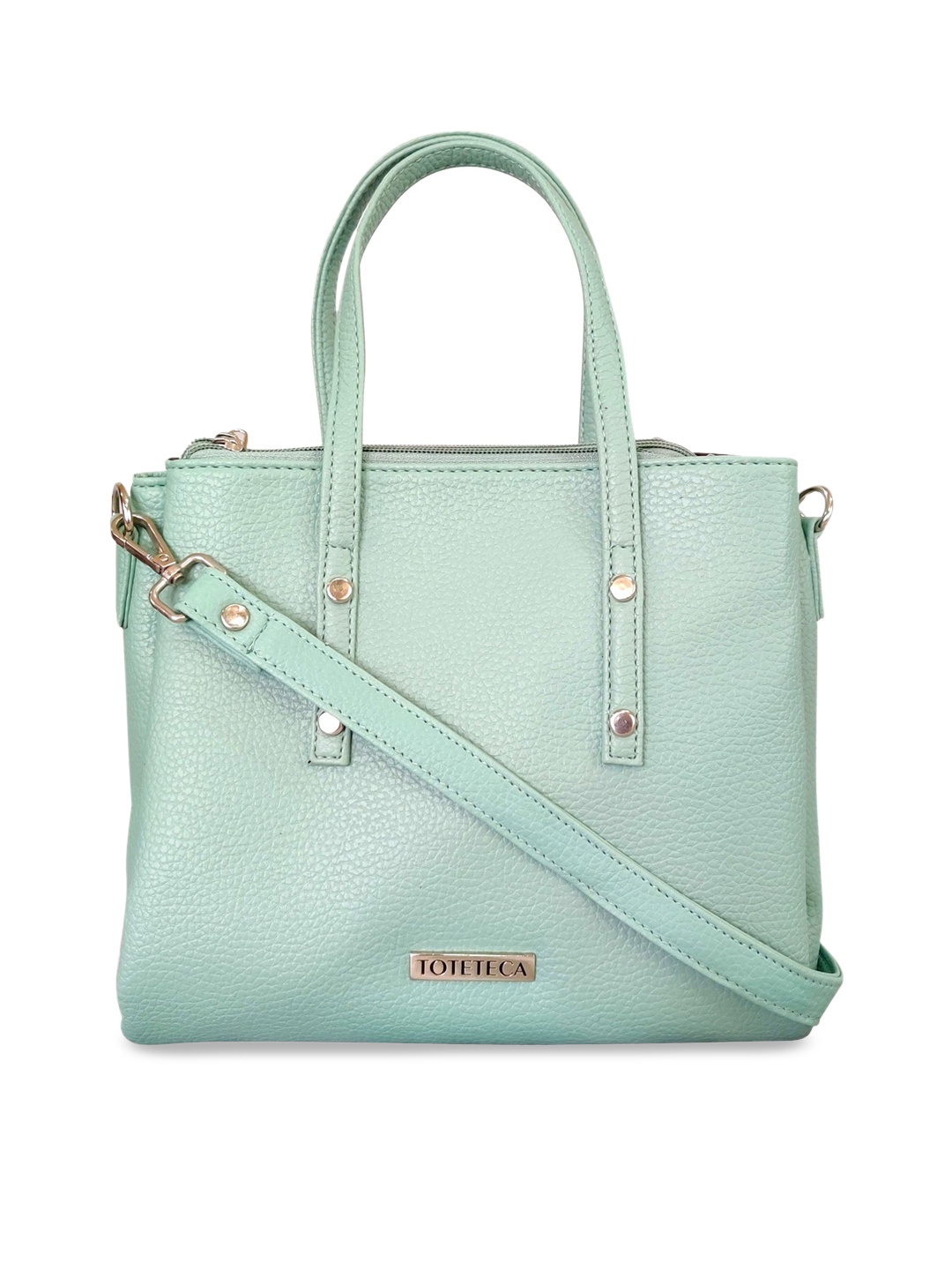 

Toteteca Green Solid Shoulder Bag