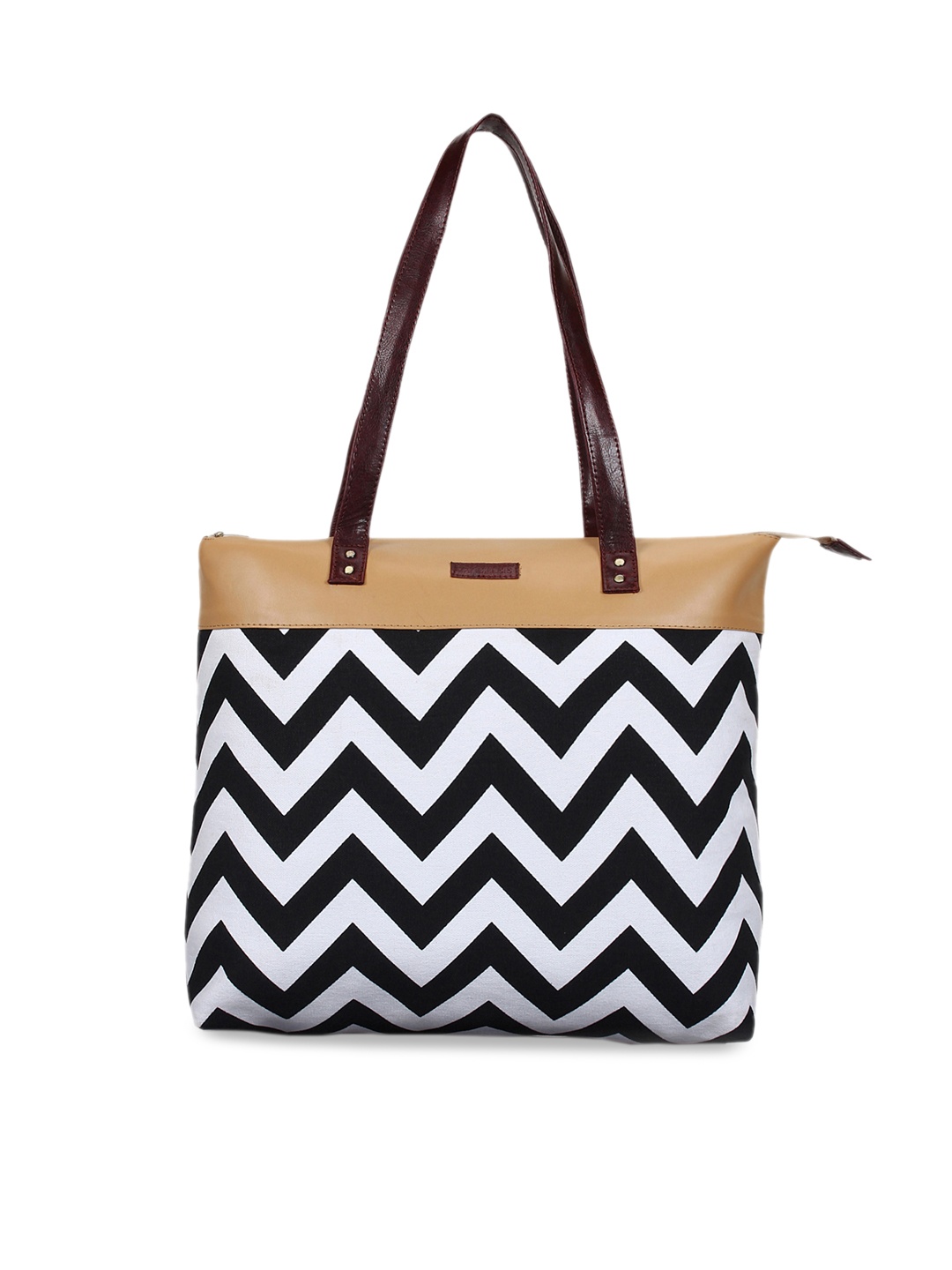

Lychee bags Women Black & White Printed Shoulder Bag