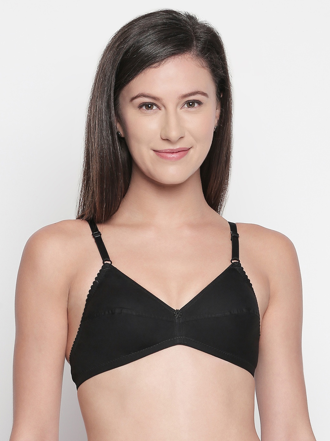 

Bodycare Pack of 3 Solid Non-Wired Non Padded Everyday Bra E5514BSW, Multi