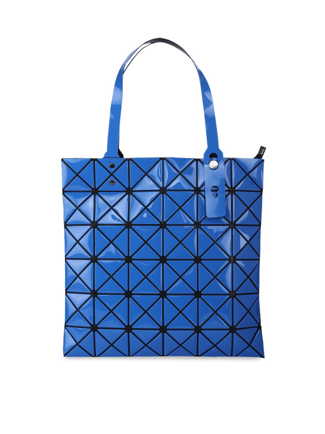 

BAOMI Blue Geometric Range Shoulder Bag