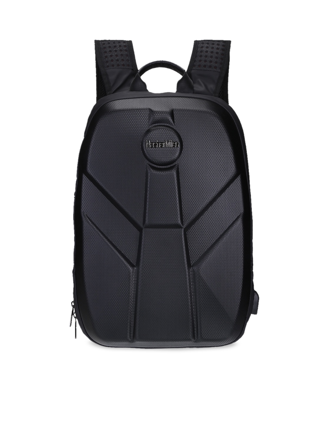 

Nasher Miles Unisex Black Textured Etna Laptop Backpack 24 L