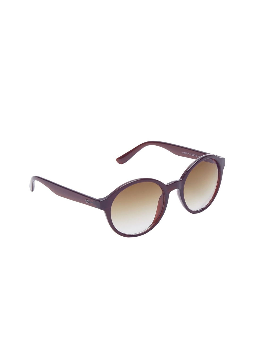 GIO COLLECTION Women Brown Round Sunglasses GL5067C10