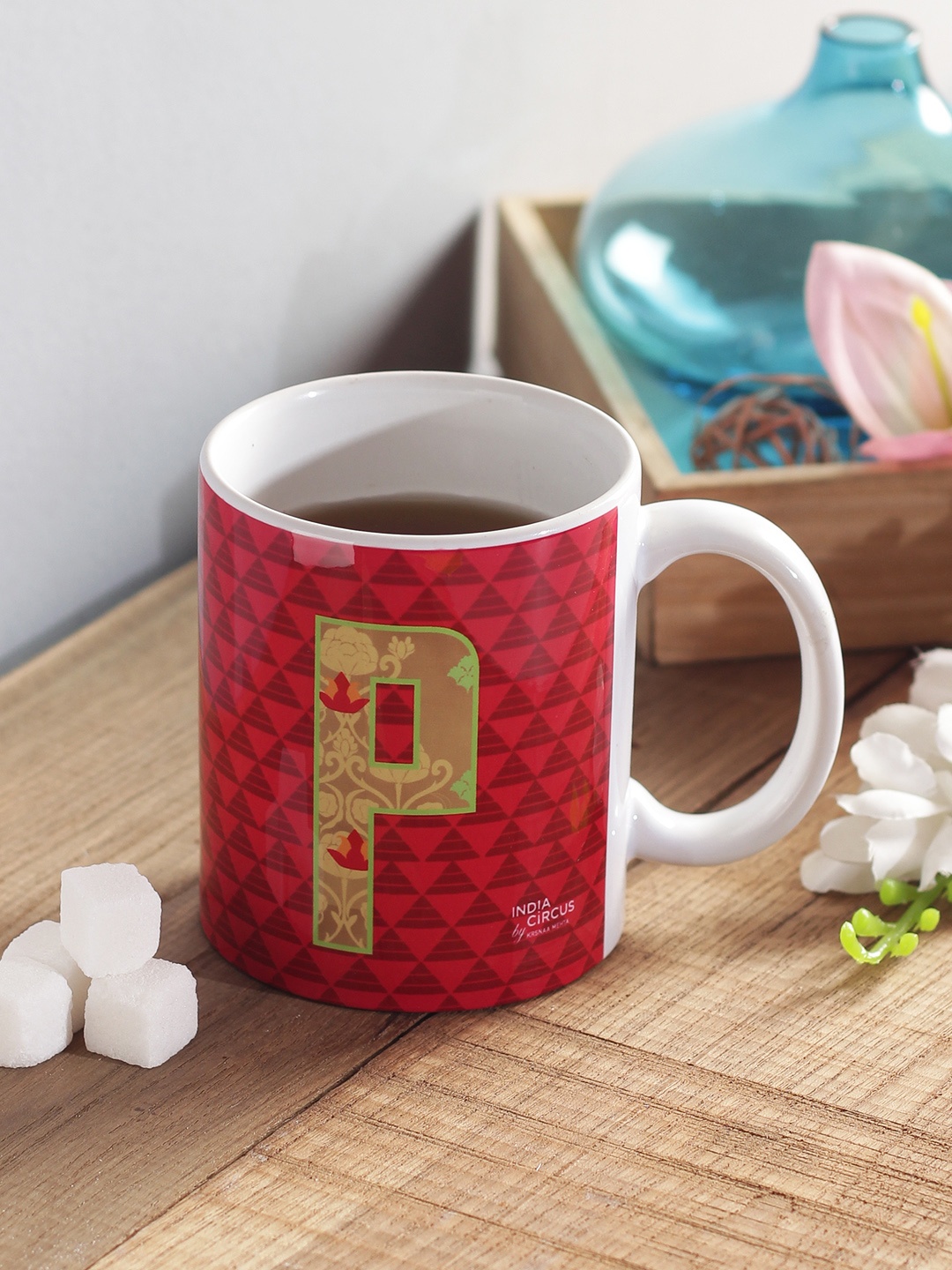 

India Circus by Krsnaa Mehta Pink Printed Coffee Mug