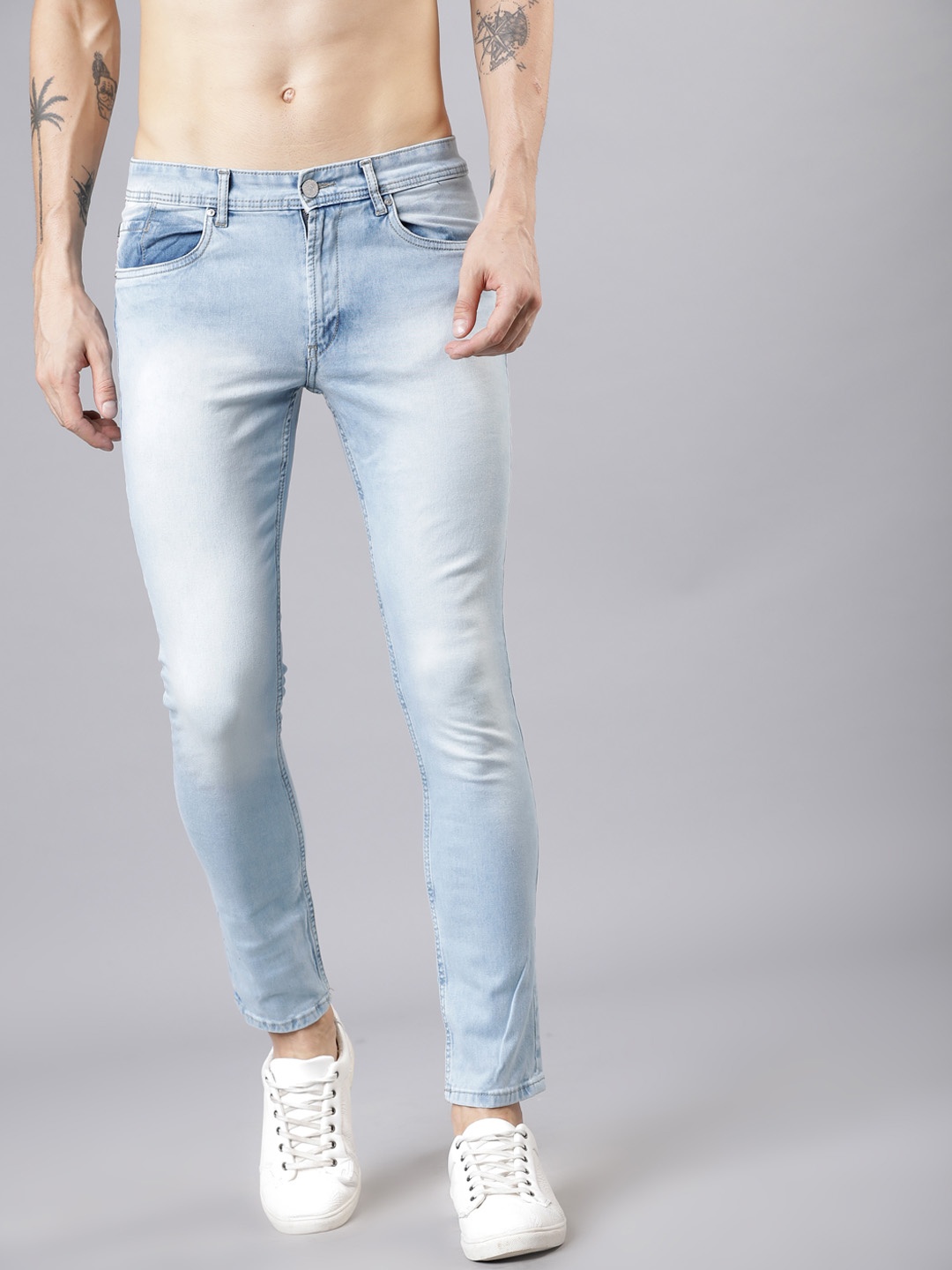 

LOCOMOTIVE Men Blue Slim Fit Jeans