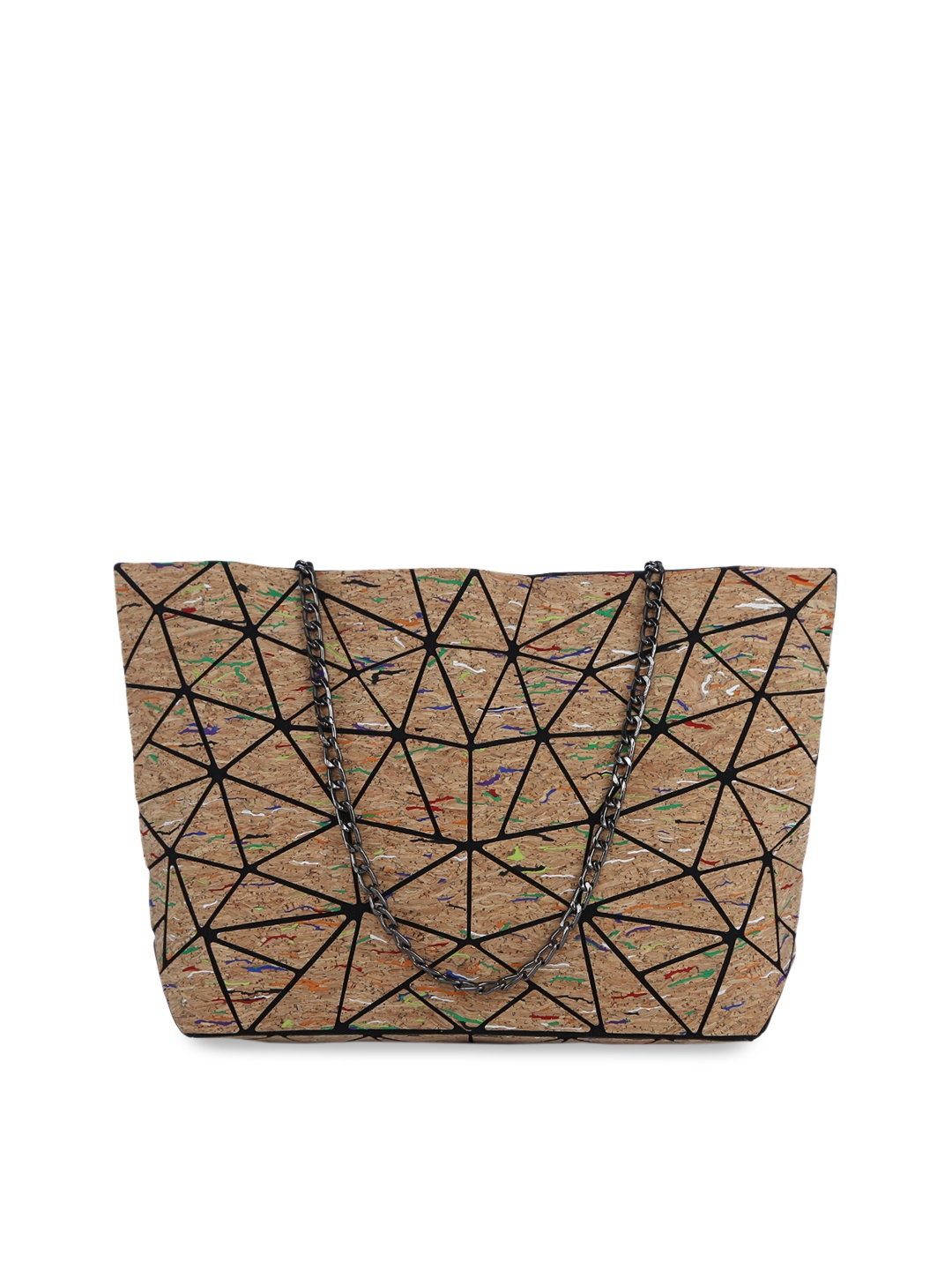 

BAOMI Women Brown Geometric Range Sling Bag