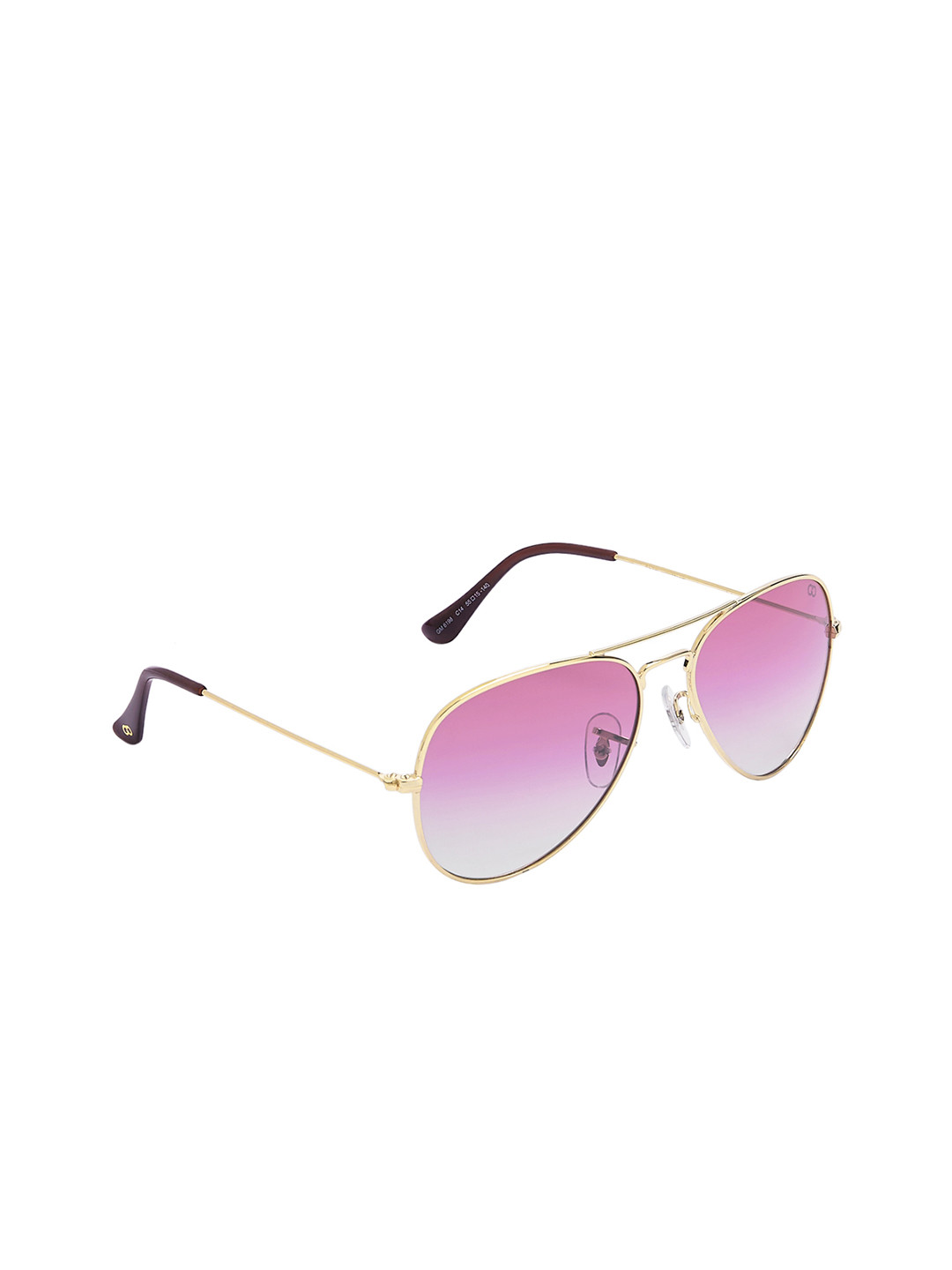 

GIO COLLECTION Men Aviator Sunglasses GM6198C14, Pink