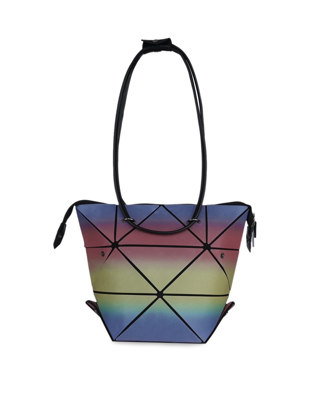 BAOMI Multicoloured Geometric Range Tote Bag, Multi