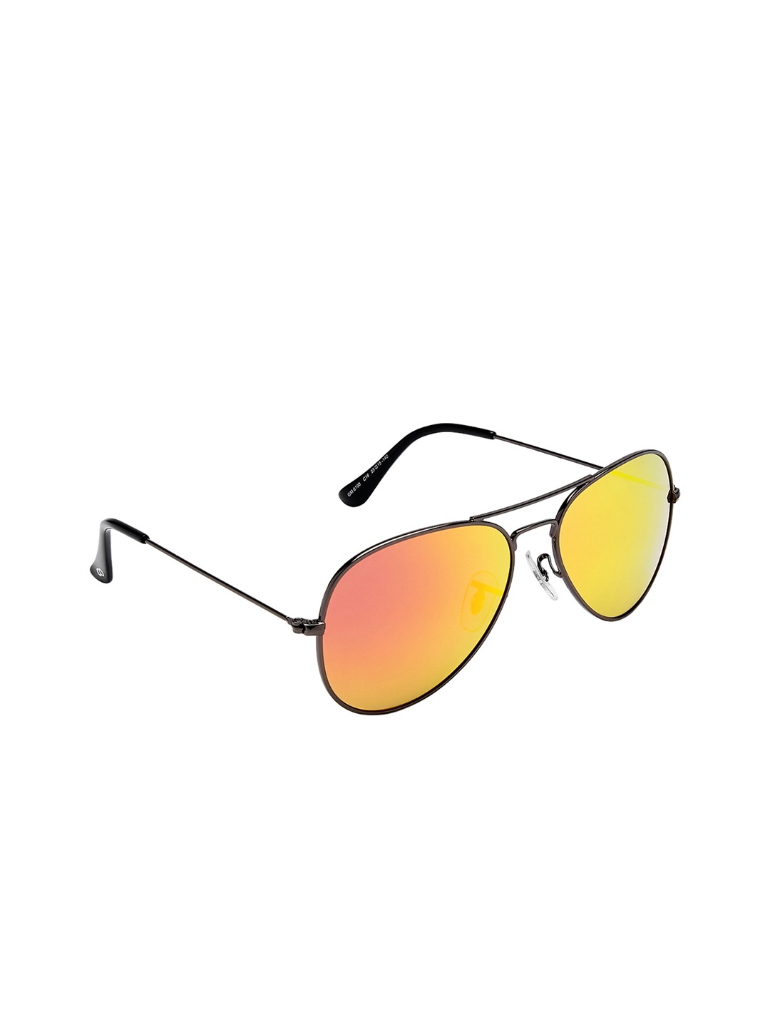 

GIO COLLECTION Men Aviator Sunglasses GM6198C16, Yellow