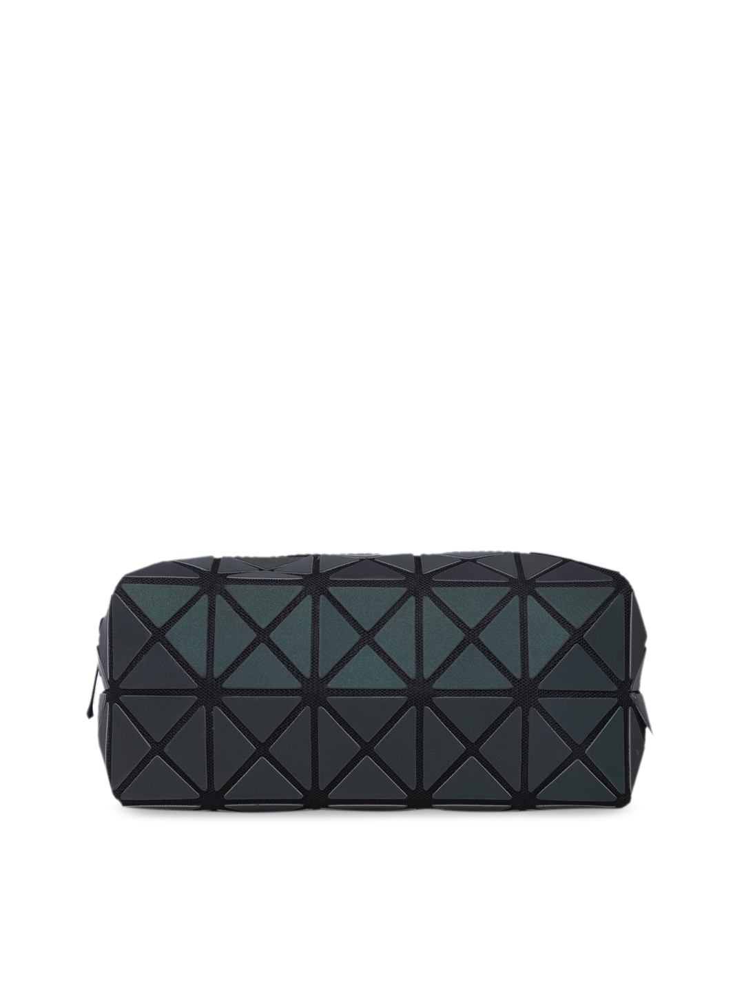 

BAOMI Grey Geometric Range Reflective Cosmetic Pouch