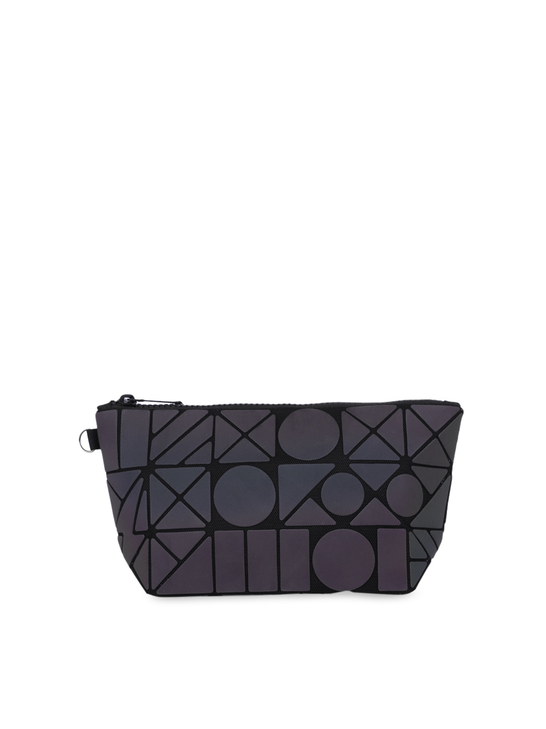 

BAOMI Grey Geometric Range Reflective Multipurpose Pouch