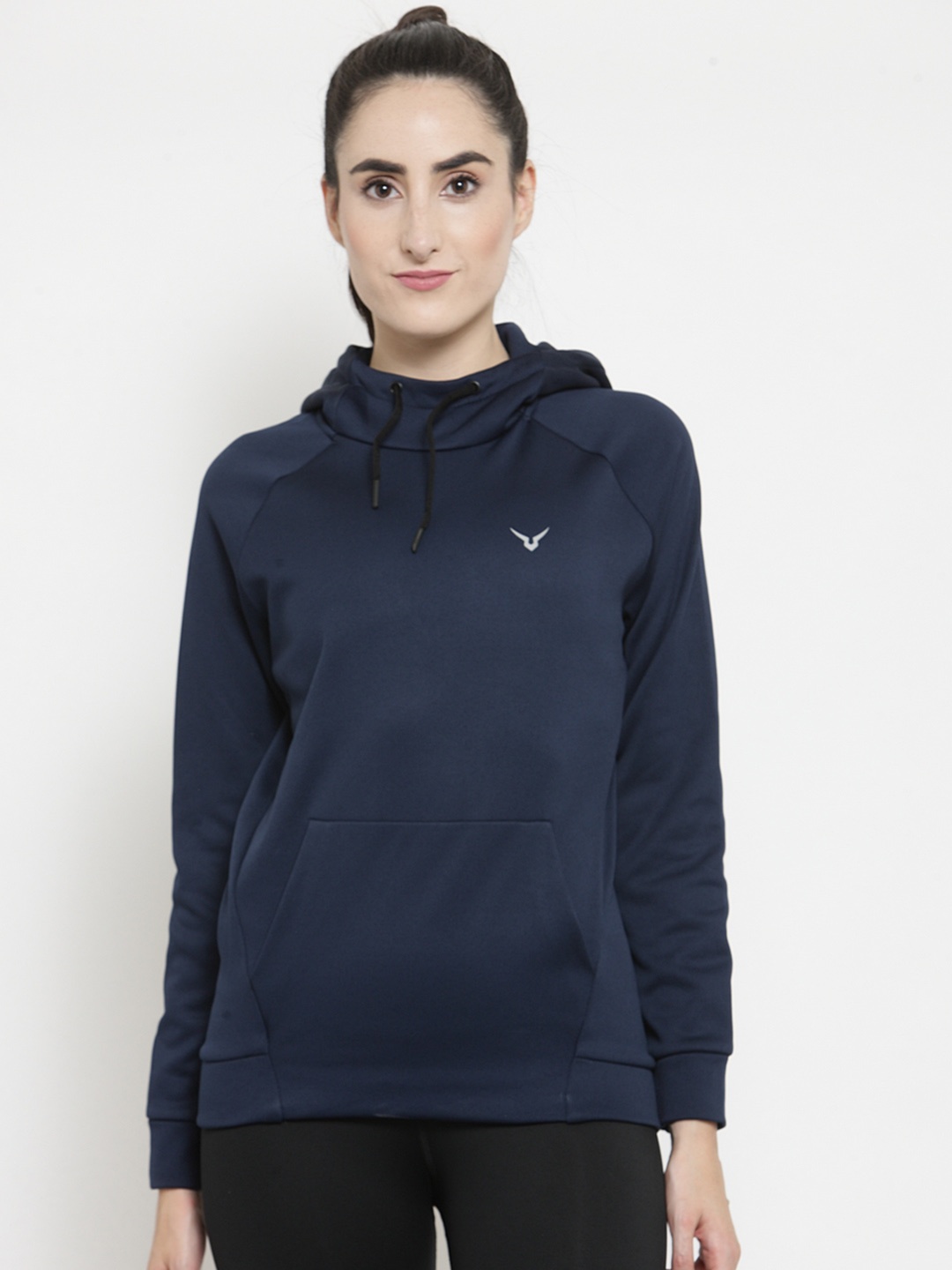 

Invincible Women Box Fleece Hoody, Navy blue