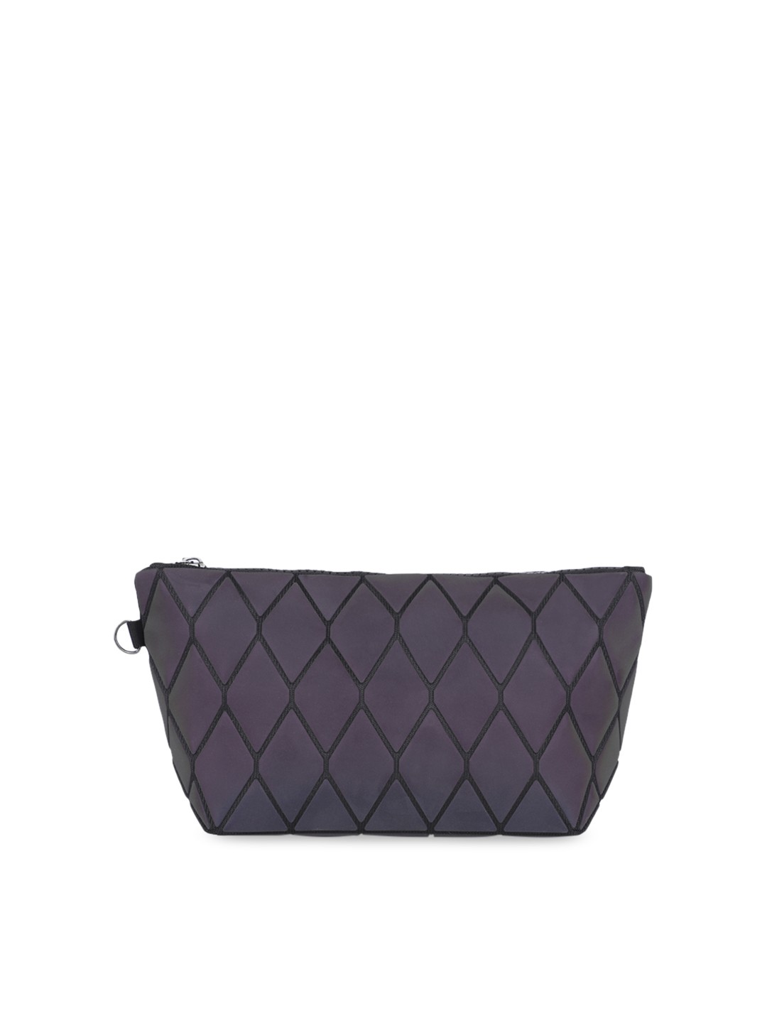 

BAOMI Grey Geometric Range Non Reflective Cosmetic Pouch