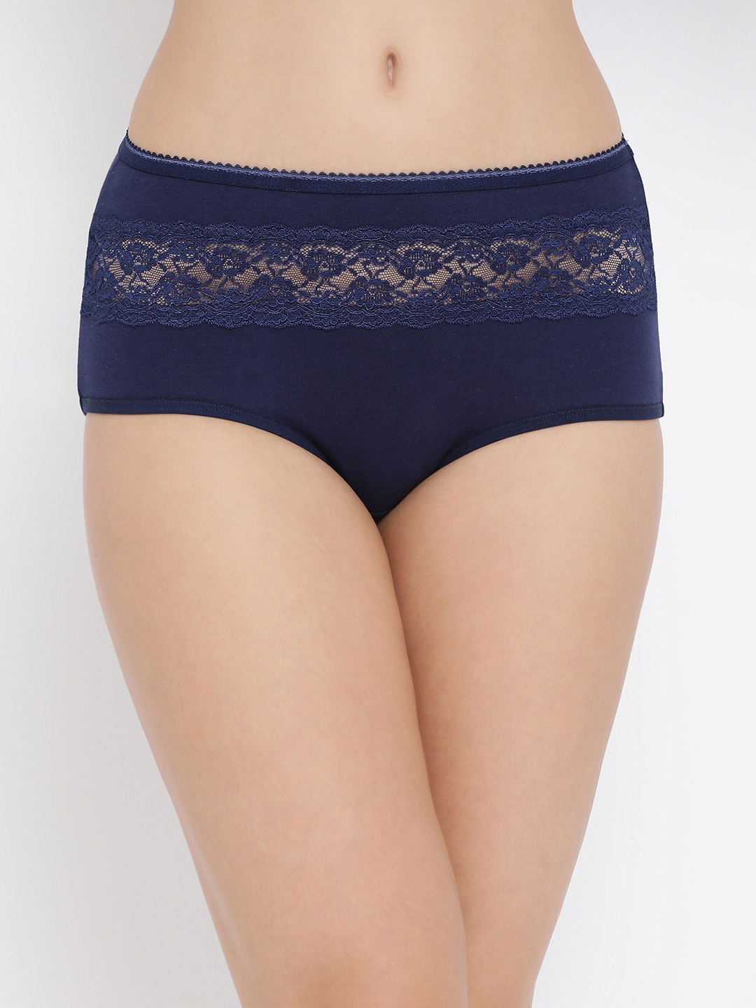 

Clovia Women Cotton Hipster Briefs PN3216P08XL, Navy blue