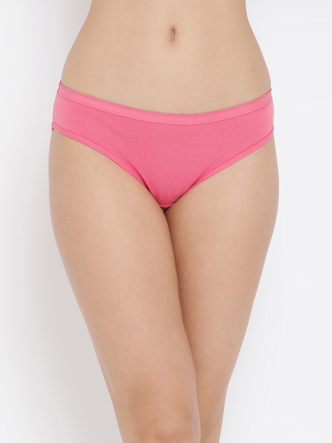 

Clovia Women Pink Solid Low Rise Bikini Briefs PN3211P22XL