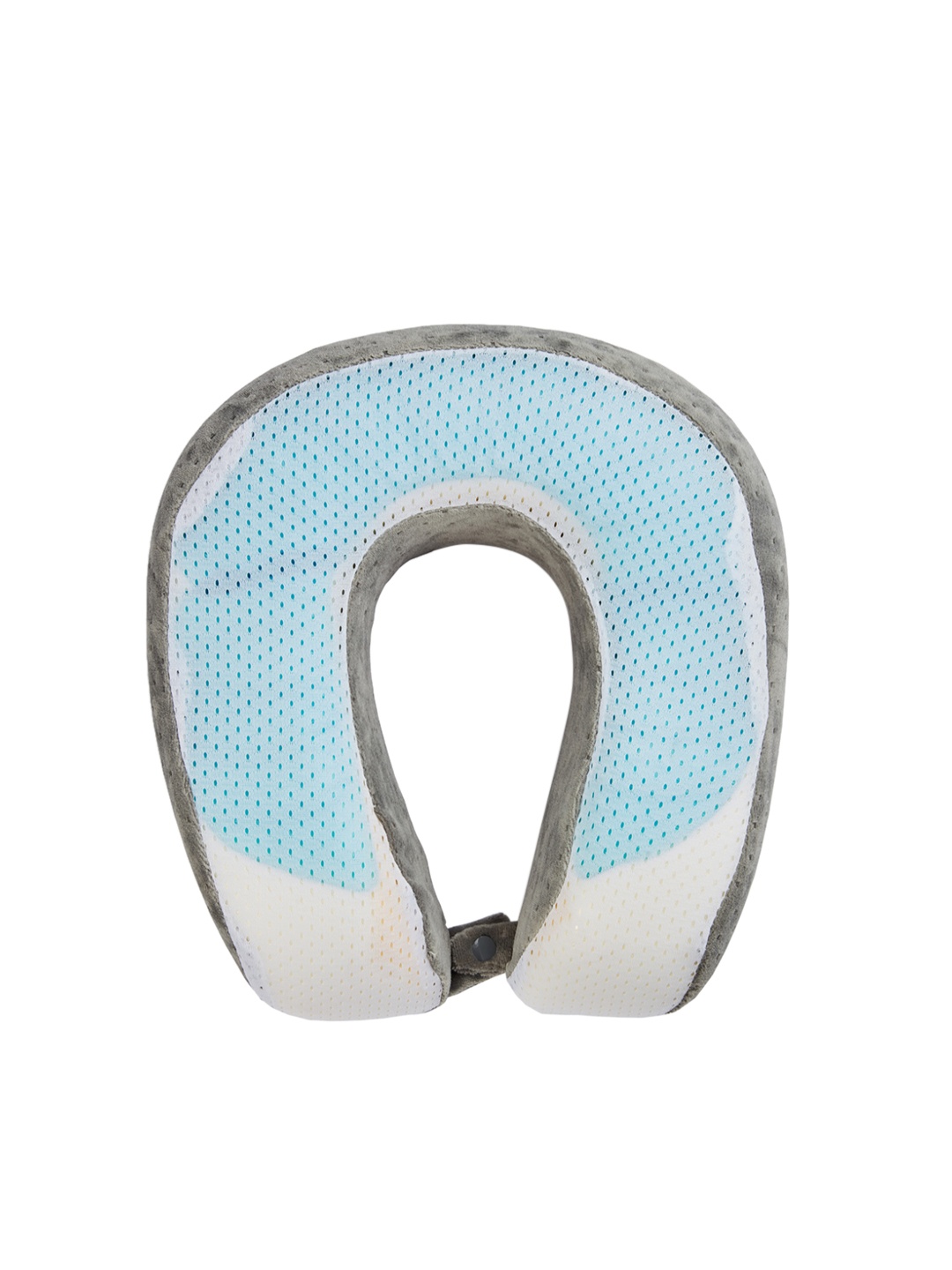 

HomeTown White & Grey Memory Foam Travel Neck Pillow