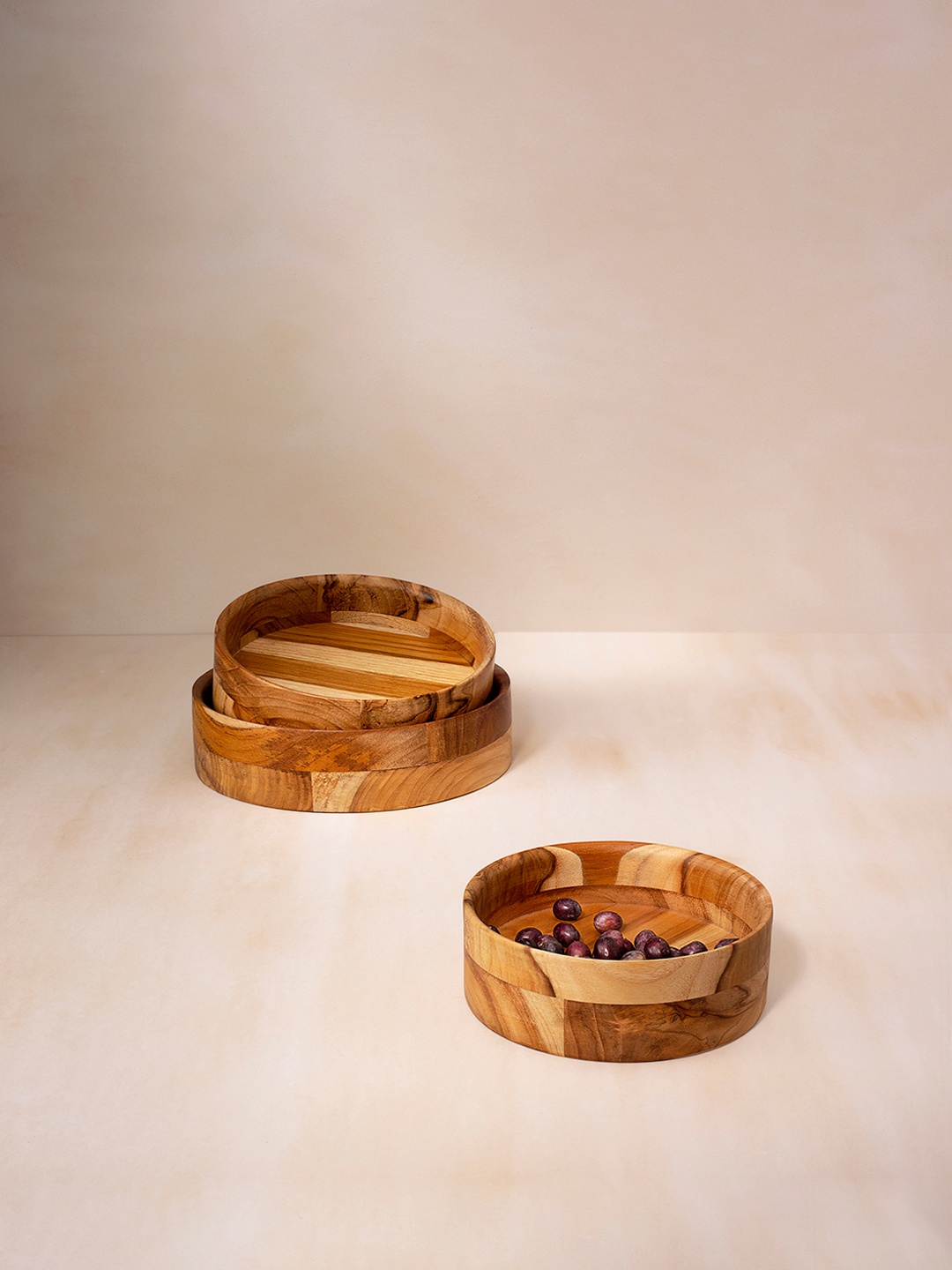 

ellementry Brown Solid Wood Set