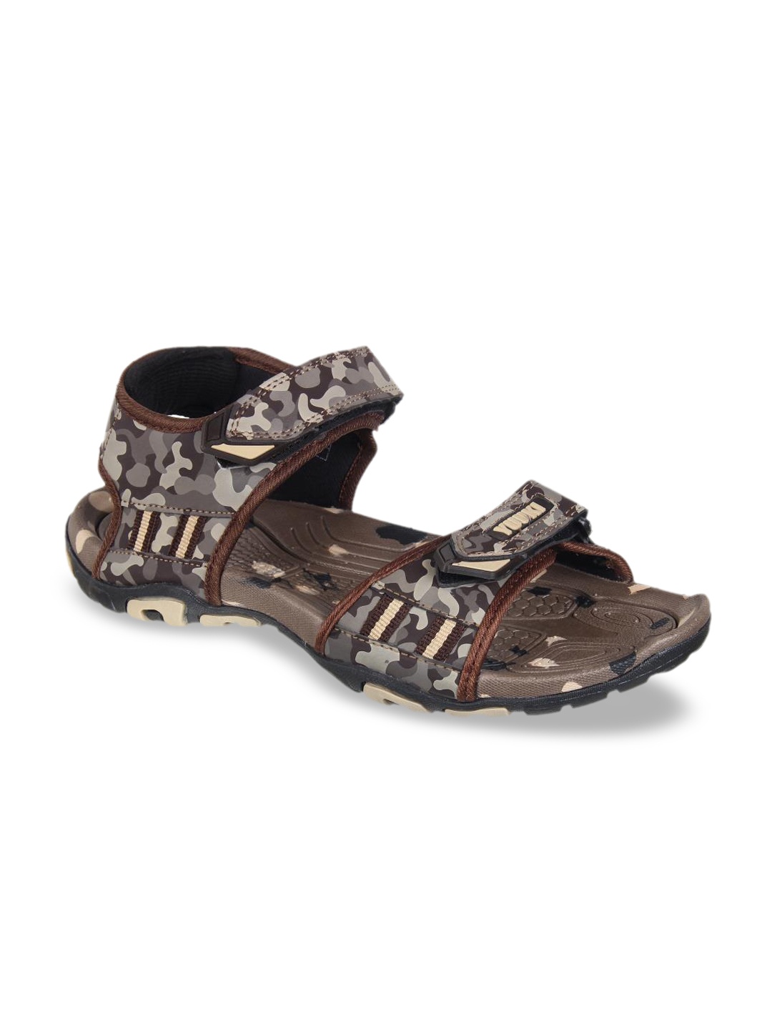 

Yuuki Men Brown & Beige Sports Sandals