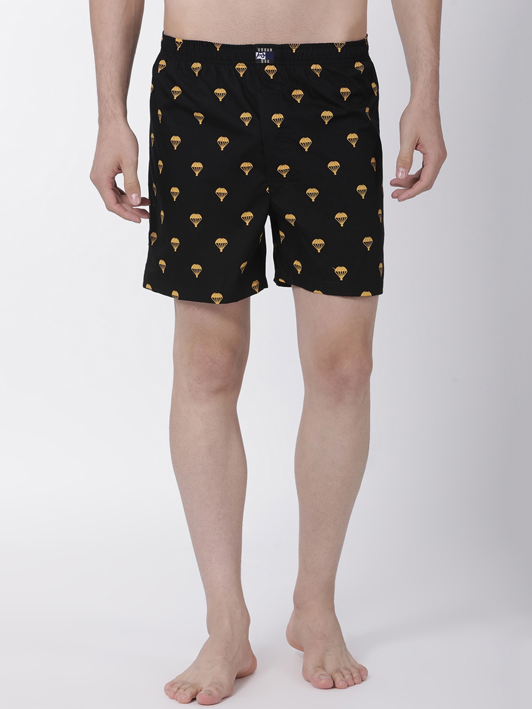 

Urban Dog Men Assorted Printed Pure Cotton Boxers UDBX146