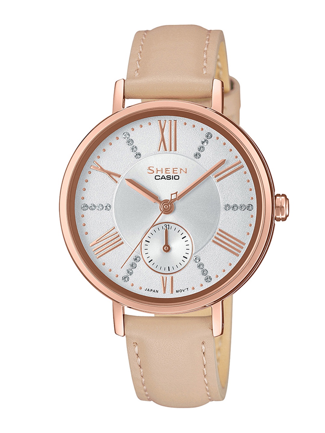 

Casio Sheen Women Silver Analogue watch SX241 SHE-3066PGL-7BUDF