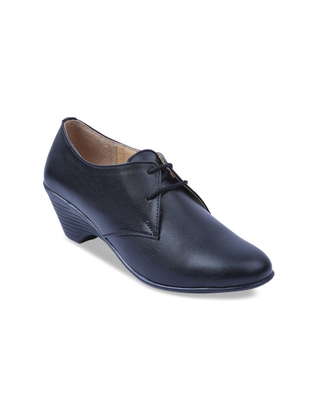 

VALIOSAA Women Black Solid Heels