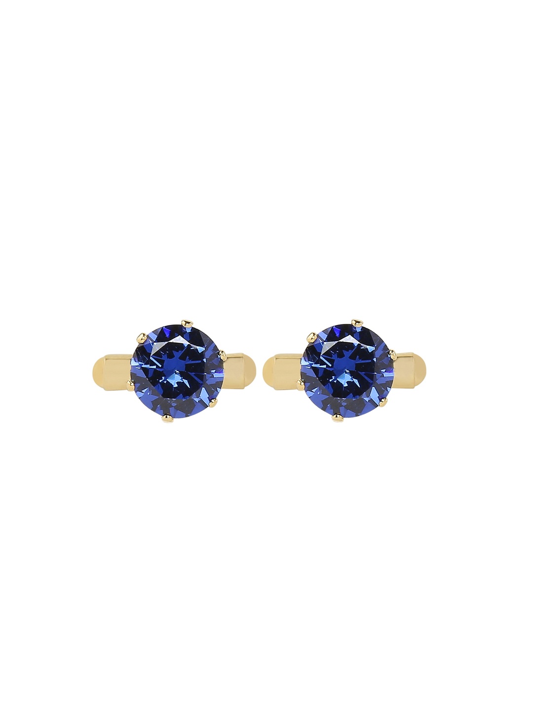 

bodha Gold-Toned Geometric Cufflinks
