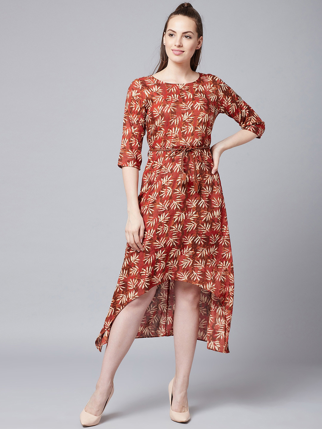 

Athena Women Brown A-Line Dress