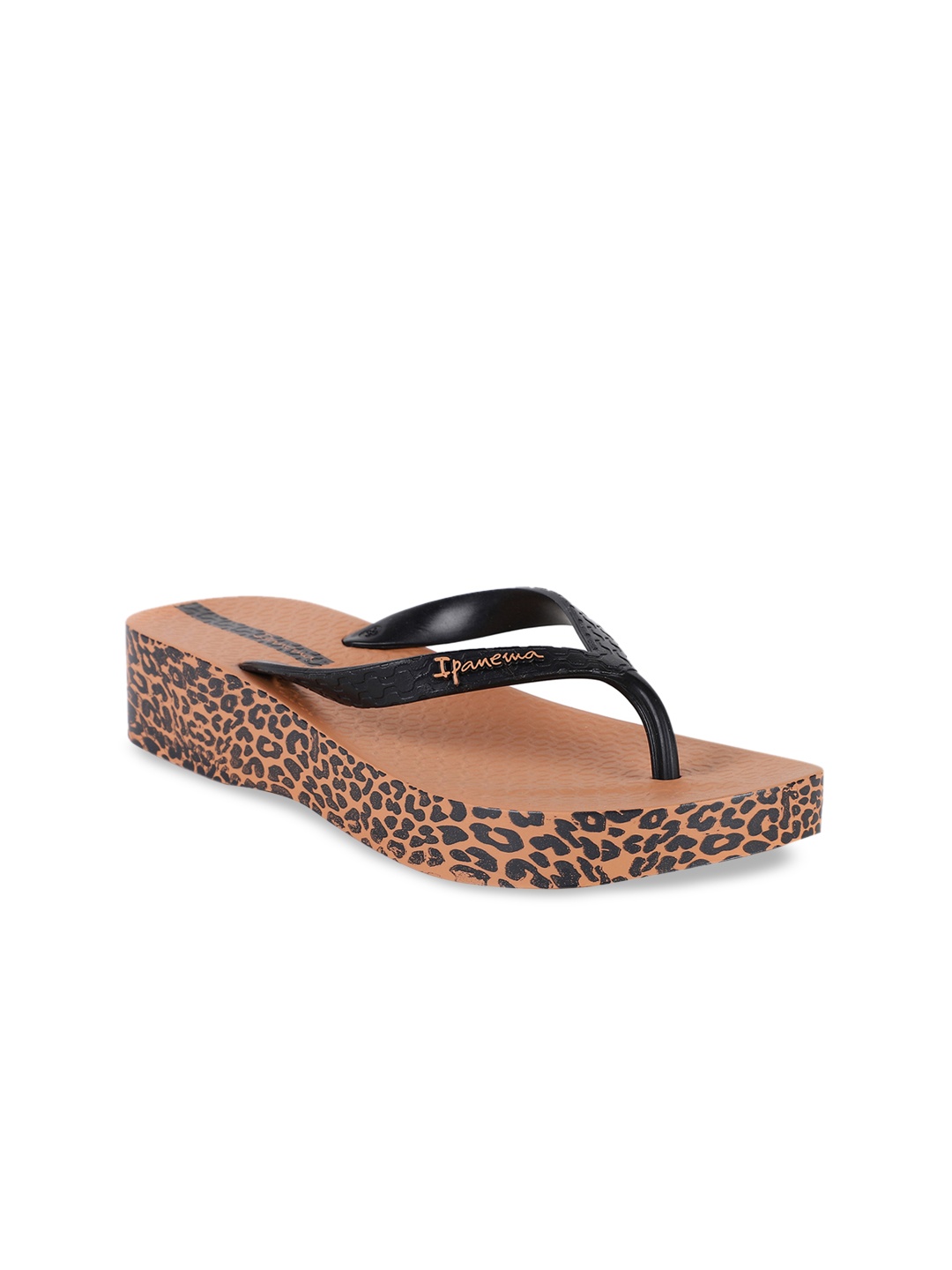 

iPanema Women Brown Printed Thong Flip-Flops