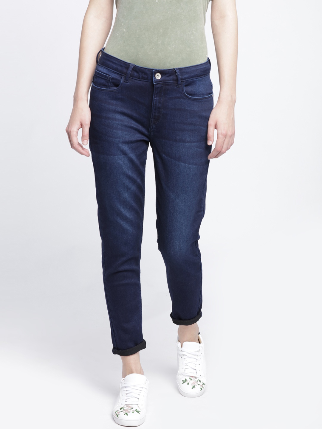 

Newport Women Blue Skinny Fit Mid-Rise Clean Look Stretchable Jeans