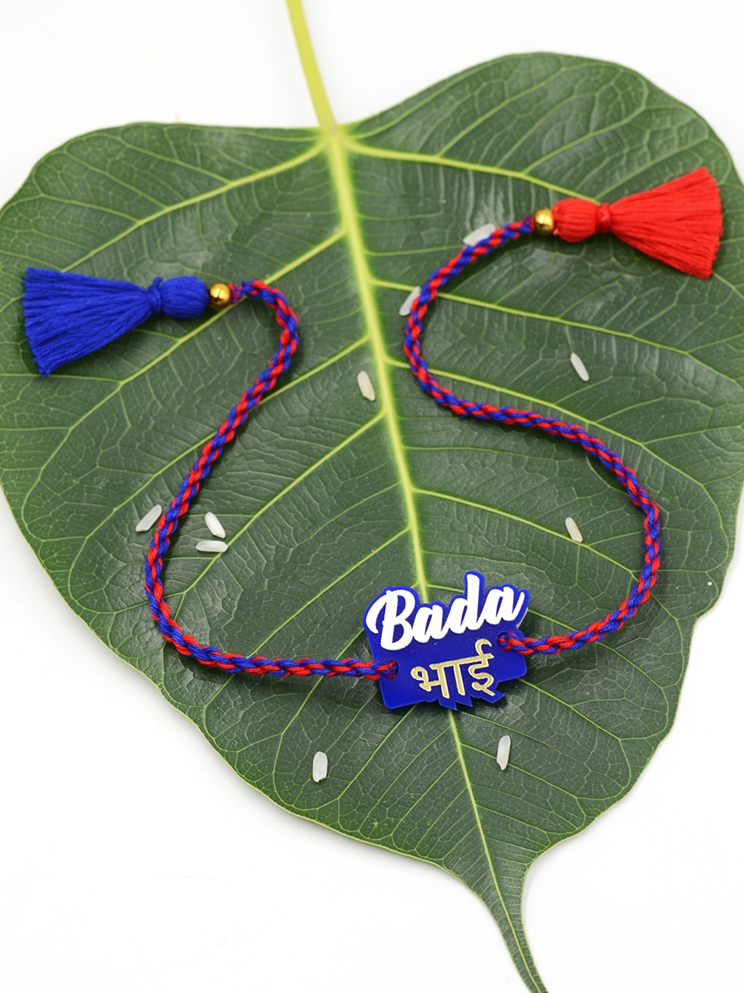 

Krafted With Happiness Blue Wraparound Bada Bhai Rakhi