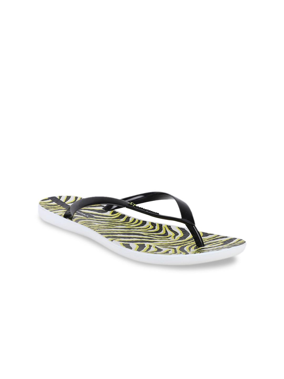 

iPanema Women Black Printed Thong Flip-Flops