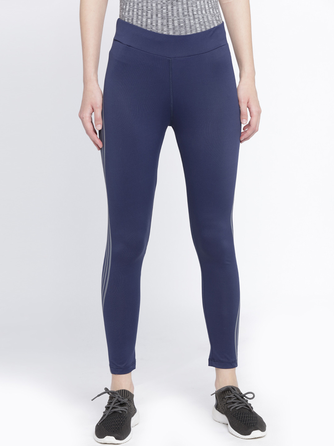 

Newport Women Navy Blue Solid Skinny Fit Yoga Tights