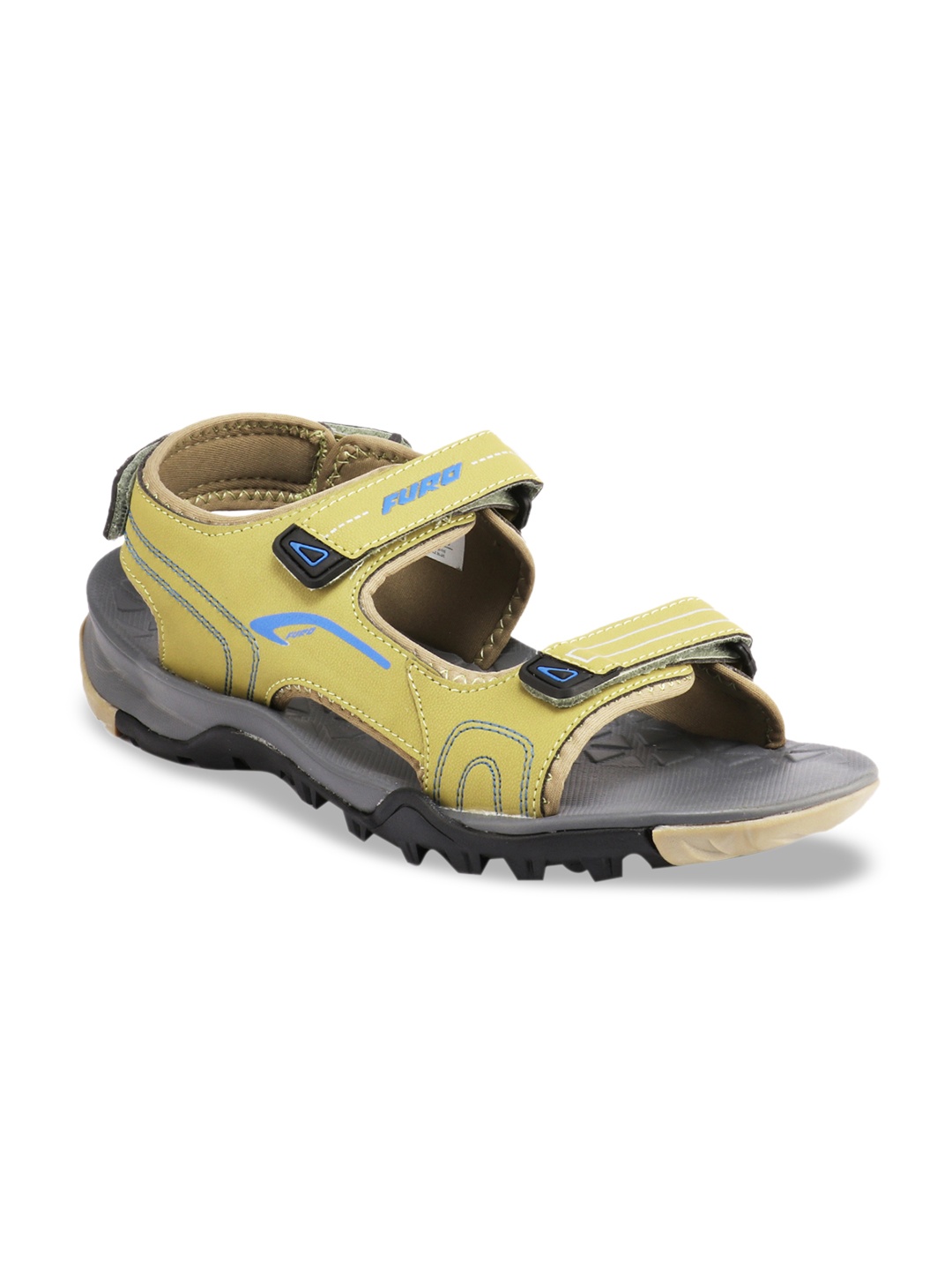

FURO by Red Chief Men Olive Green Sports Sandals