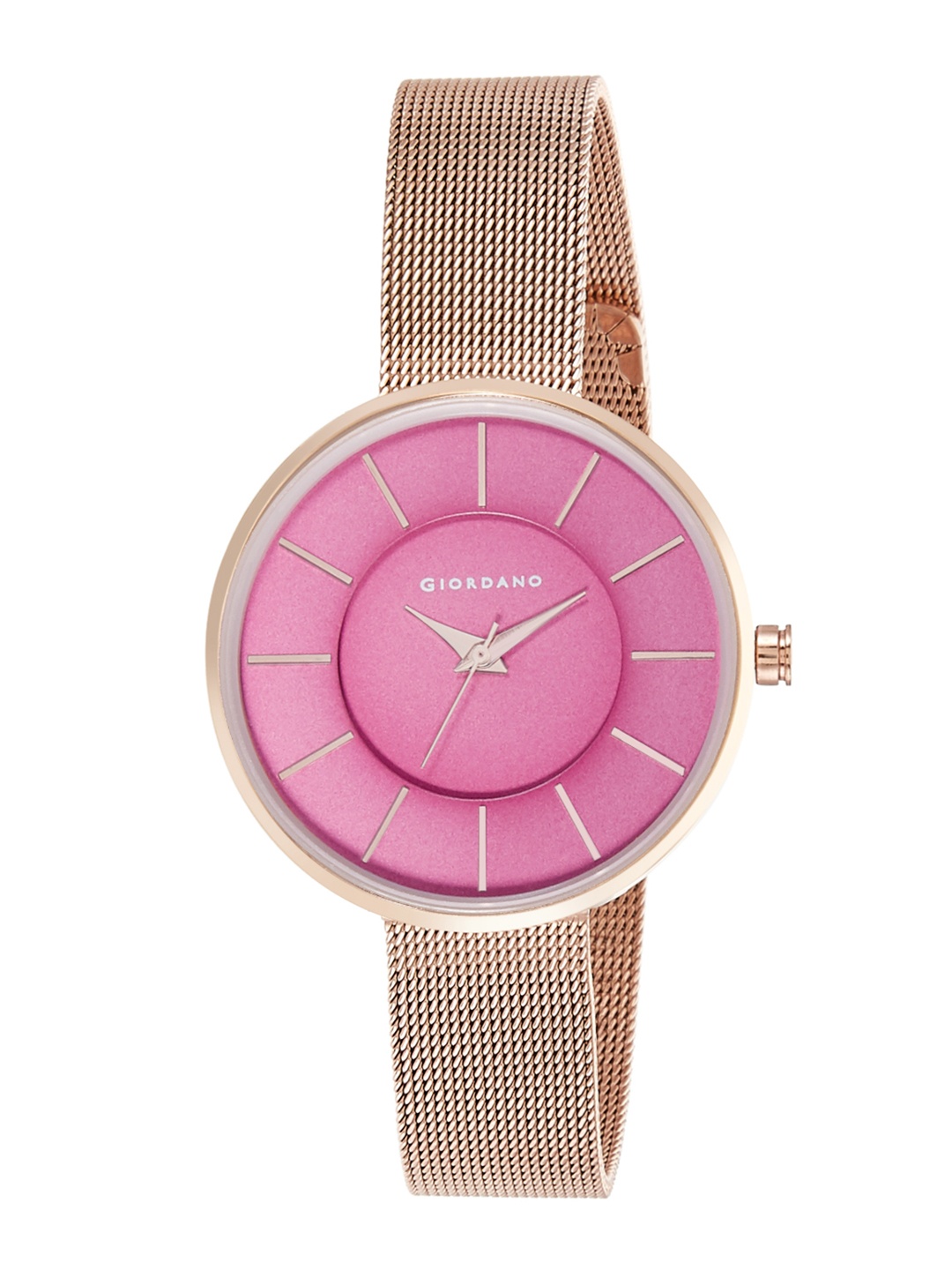 

GIORDANO Women Pink Analogue Watch GD-4015-22