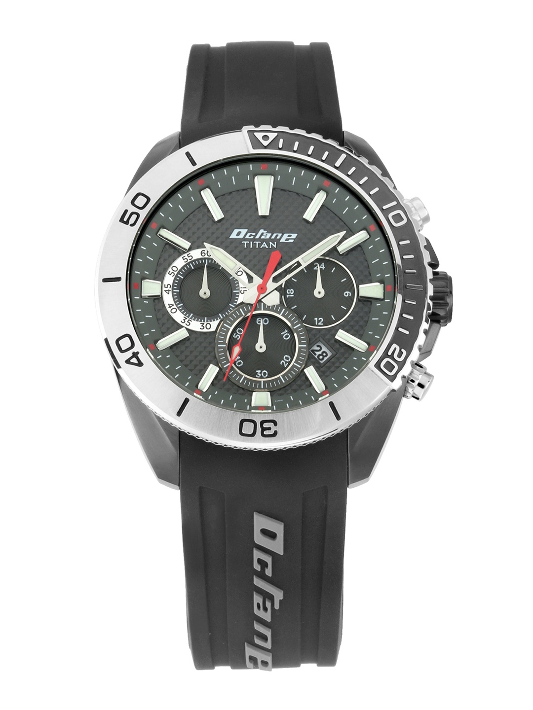 

Titan Octane Hyper Lume Men Black Analogue watch 90115KP02