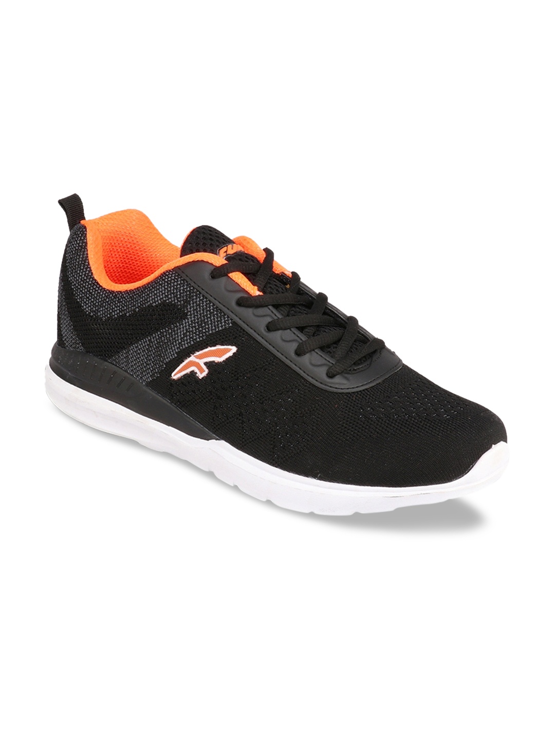 

FURO by Red Chief Men Black Mesh Running Shoes