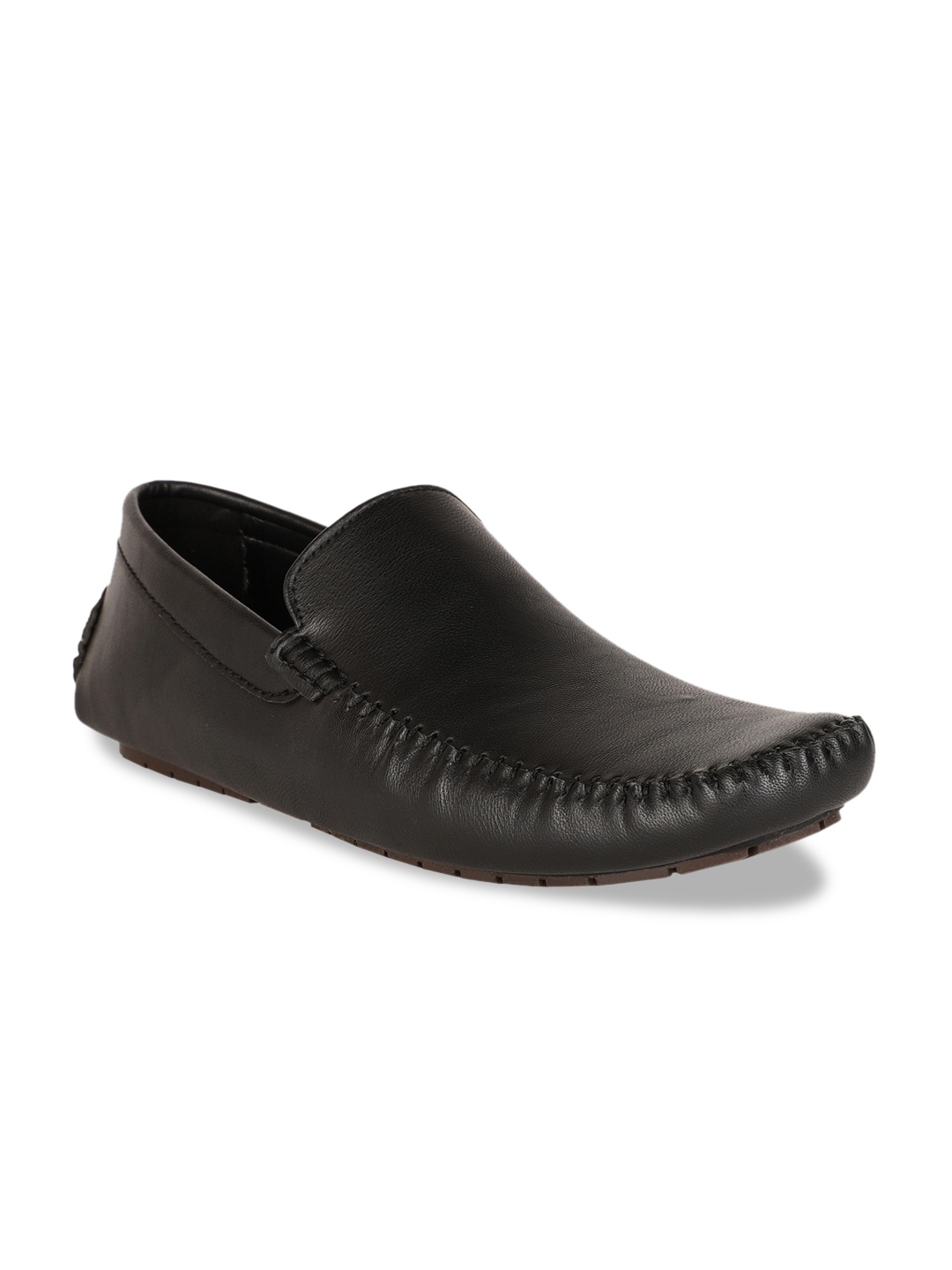 

Respiro Men Black Solid Driving Shoes