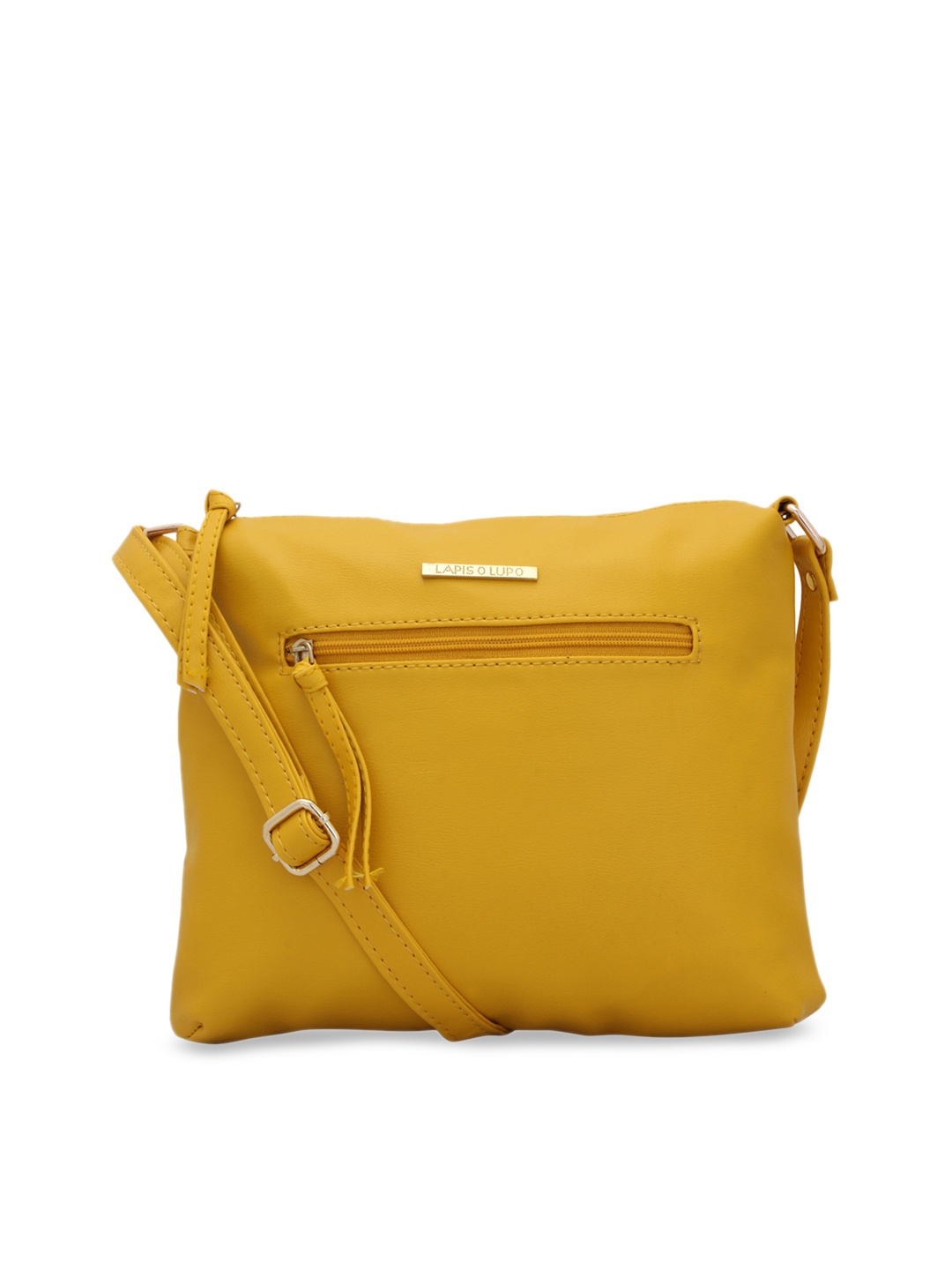 

Lapis O Lupo Yellow Solid Sling Bag