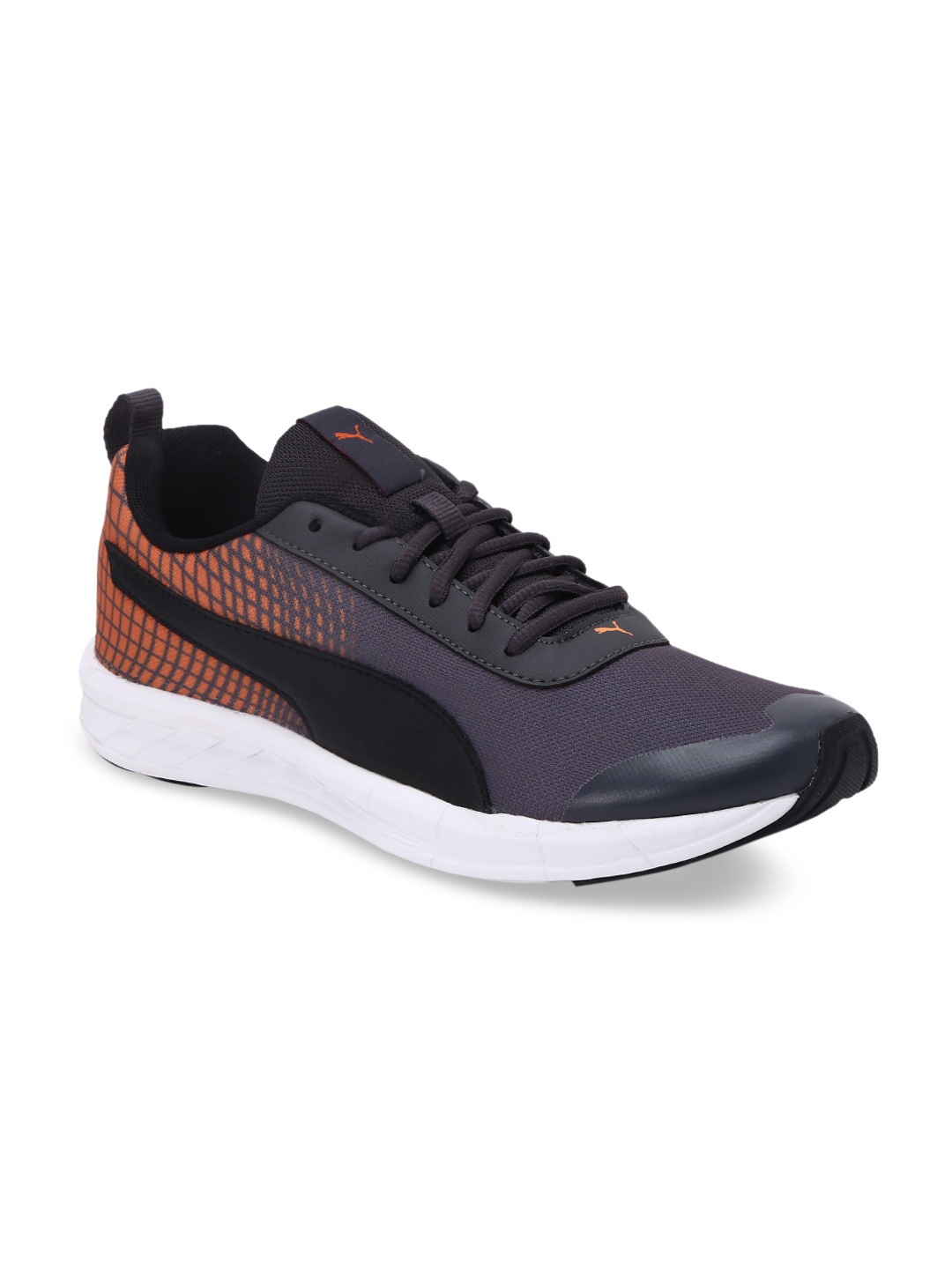 

Puma Men Black Mesh Supernal NU 2 Asphalt Running Shoes