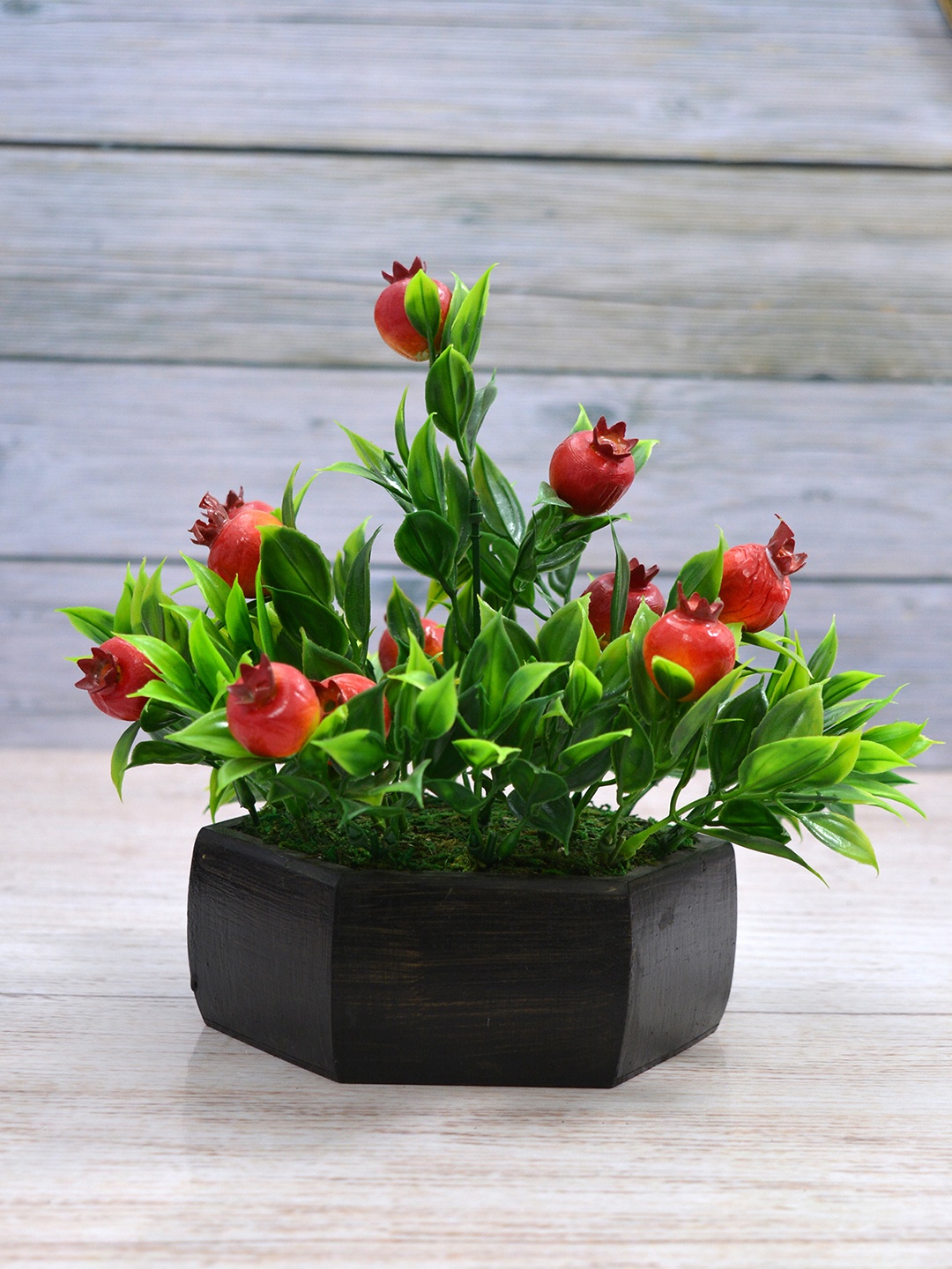 

Fancy Mart Red & Green Artificial Fruit Bonsai With Pot